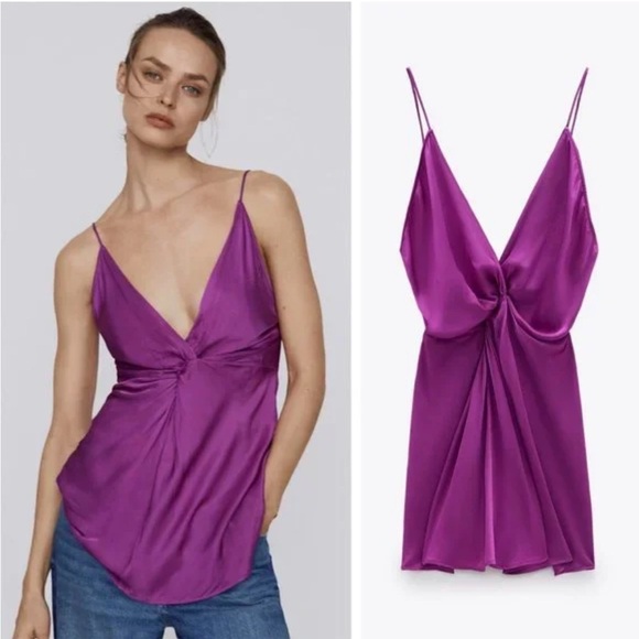 Zara Tops - NEW ZARA spaghetti strap tank.